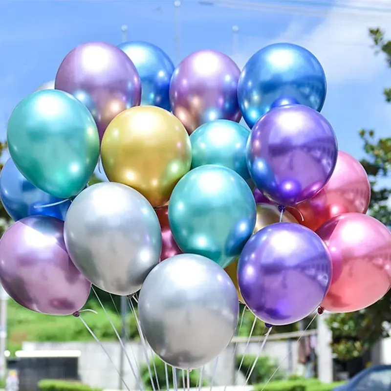 10 Inch Chrome Balloons