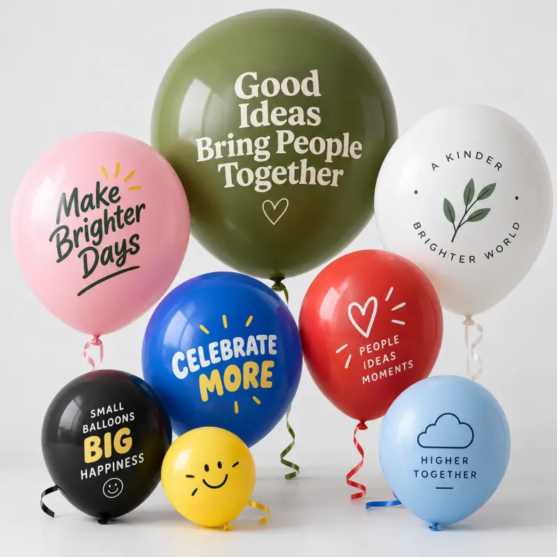 10 Inch Custom Printed Latex Balloons