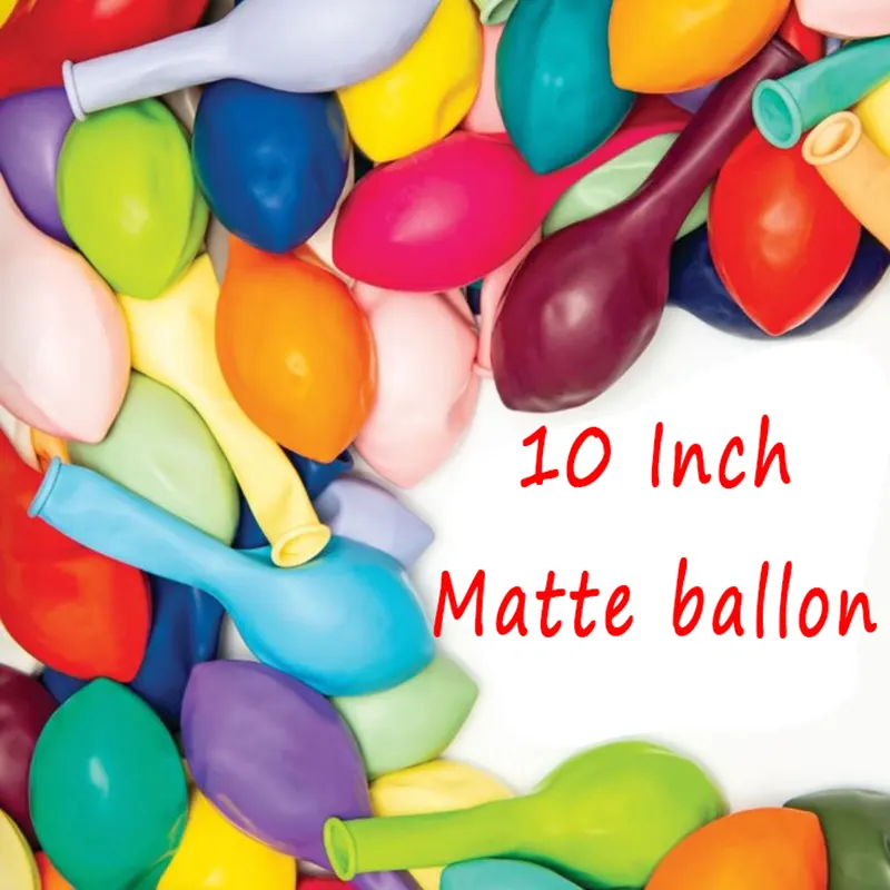 10 Inch Matte Balloons