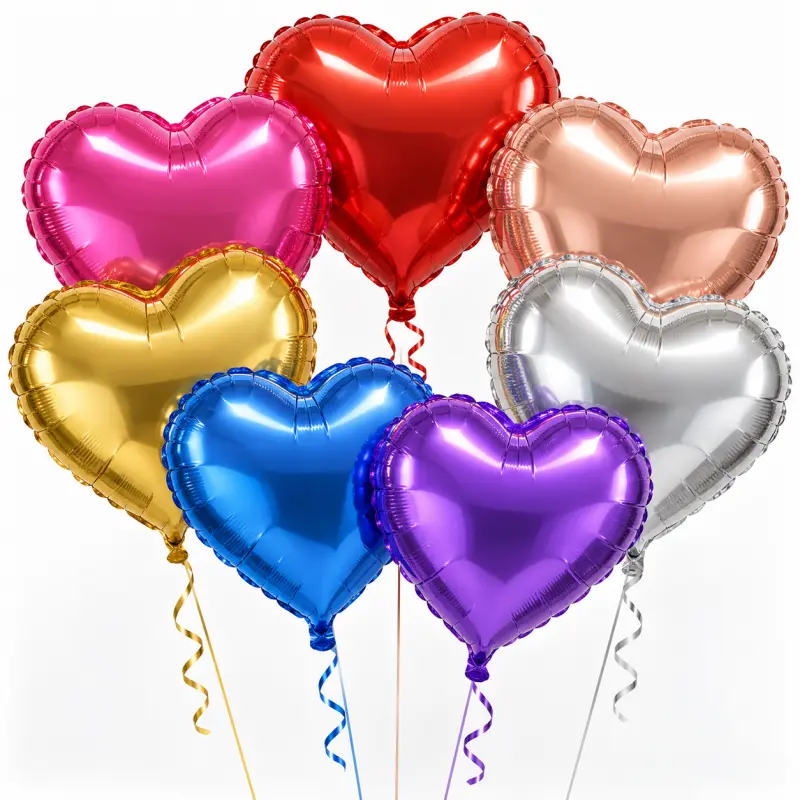 18 Inch Heart Foil Balloons