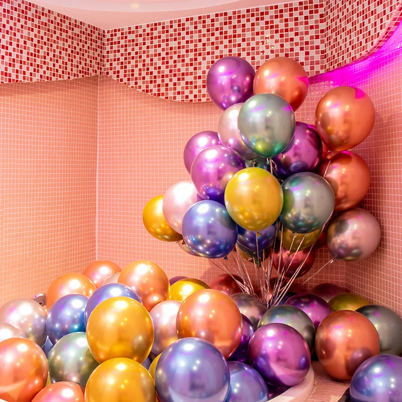 18 Inch Metallic Latex Balloon