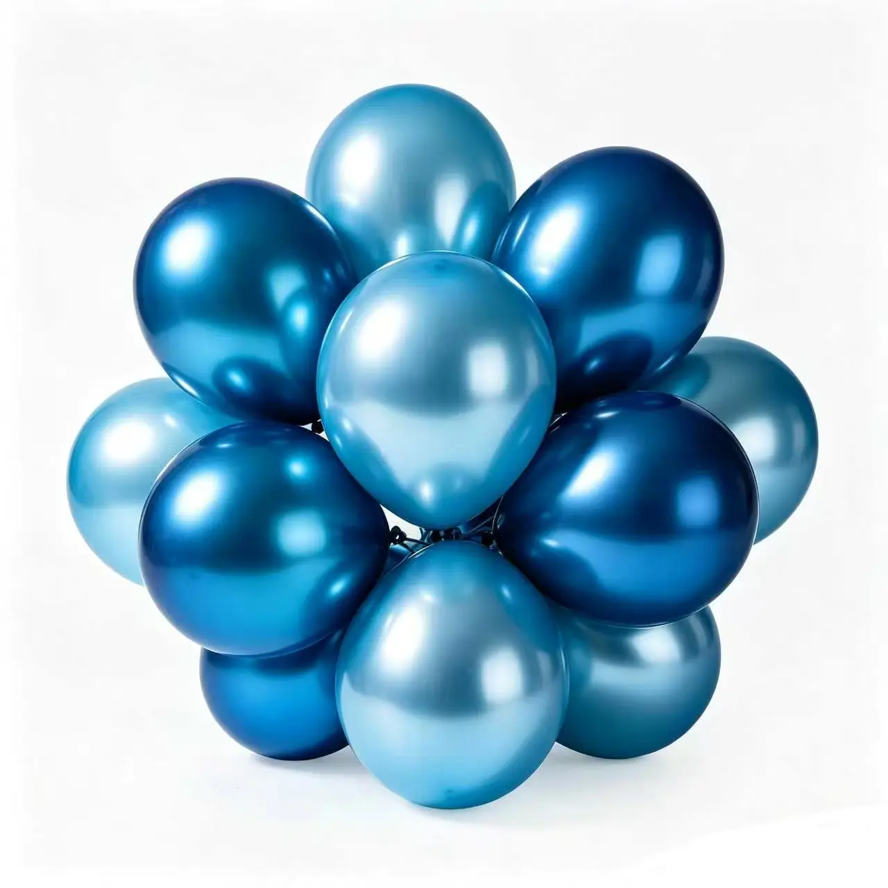 Metallic Blue Balloons Metallic Blue Balloons