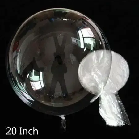 20 Inch Clear Bobo Balloons