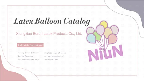 Borun Latex Balloon Catalog