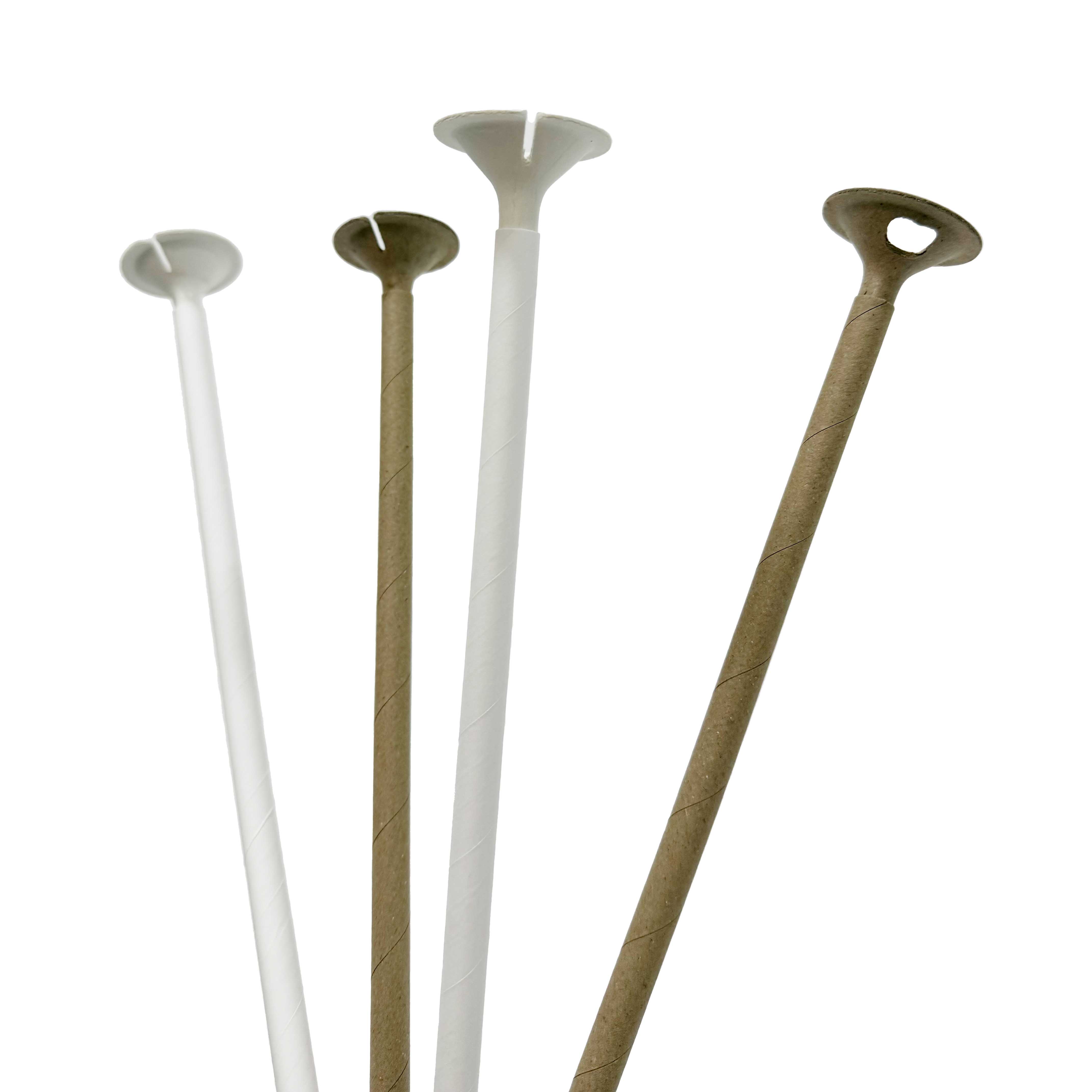How to choose between plastic or paper balloon Sticks？