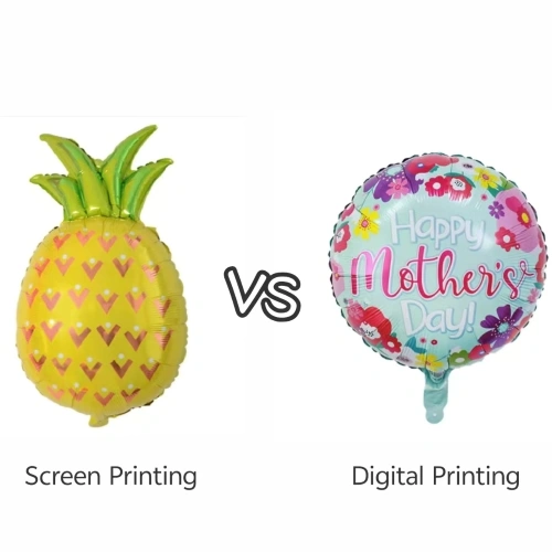 Screen Printing vs Digital Printing: Which Is Better for Foil Balloons