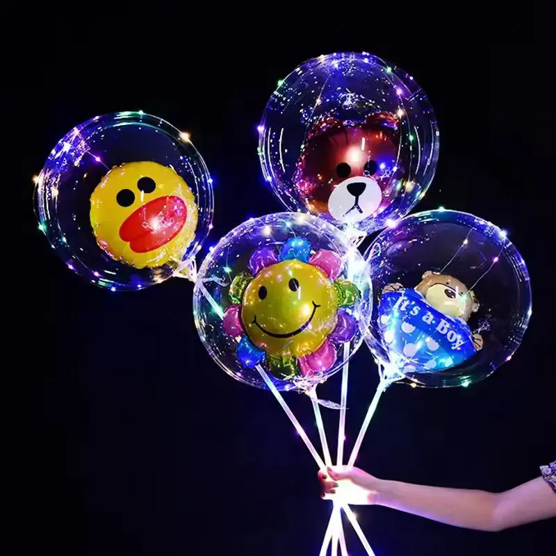The production method of LED BOBO balloons