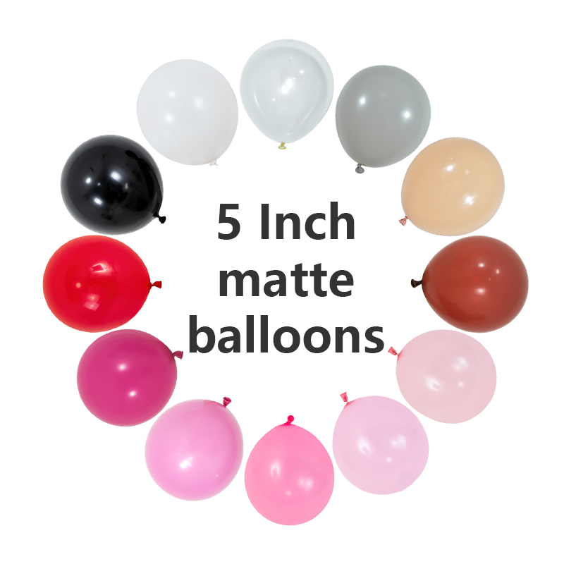 5 Inch Matte Latex Balloons