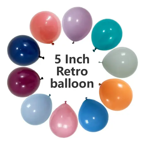 5 Inch Retro Latex Balloons