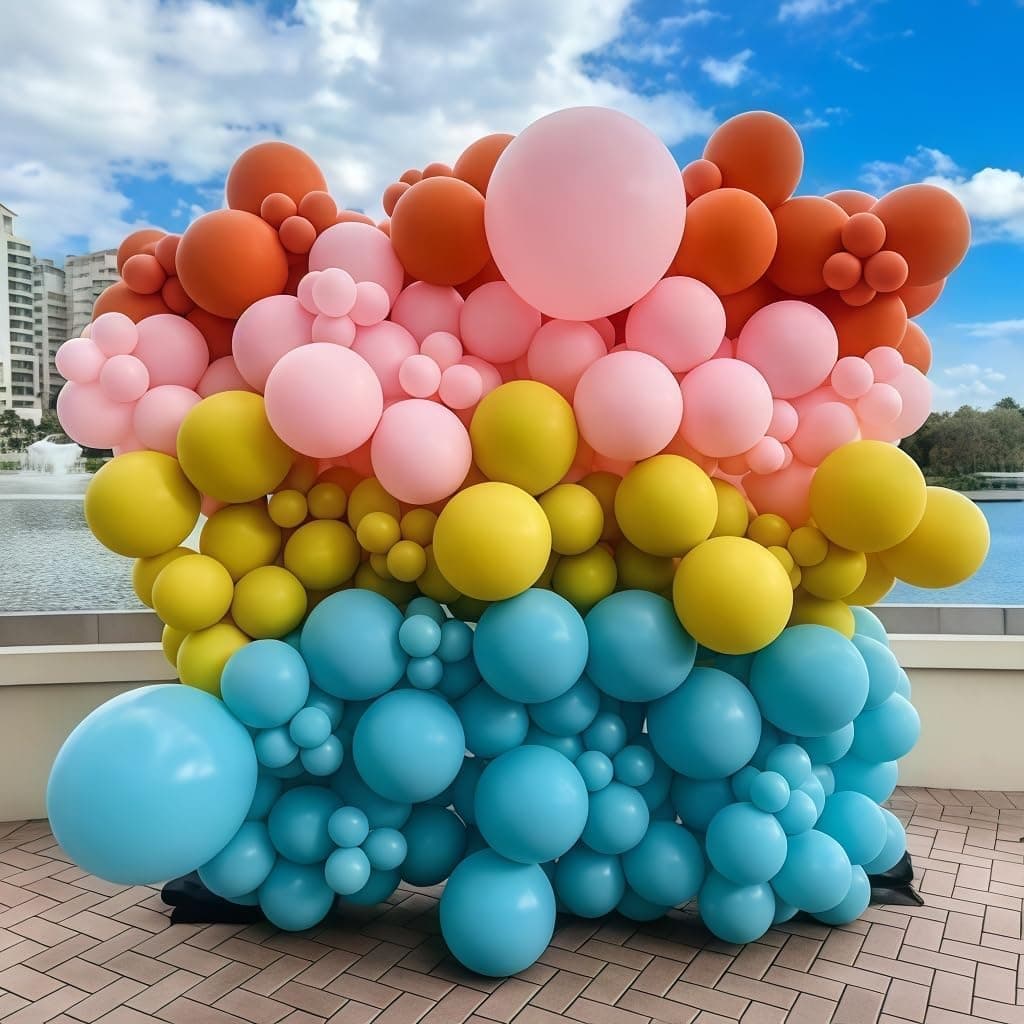 Boho Retro Balloon Garland Set