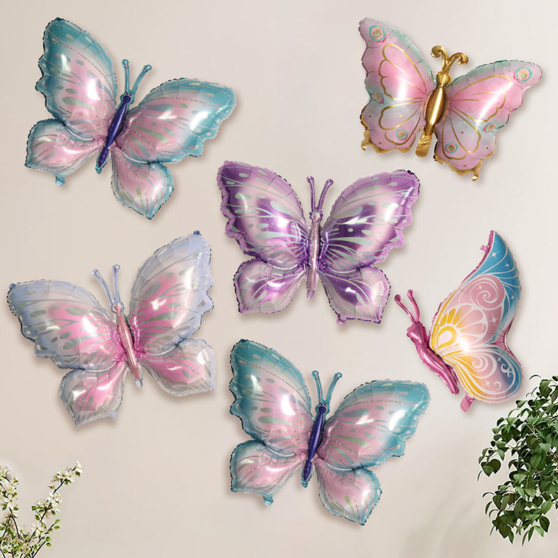 Butterfly foil balloon