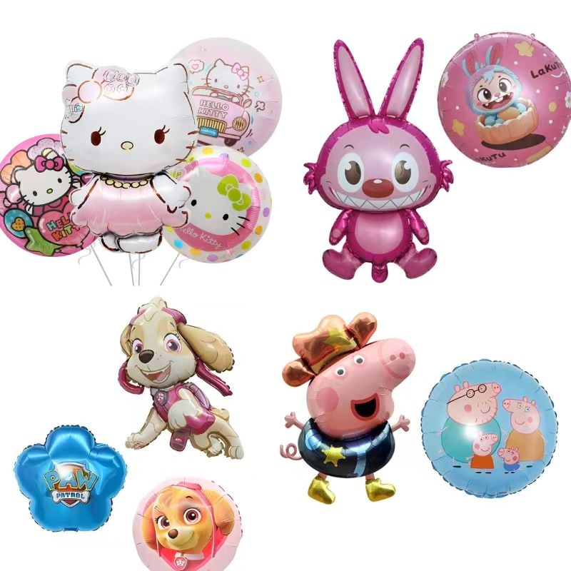 Cartoon Printed Foil Balloons