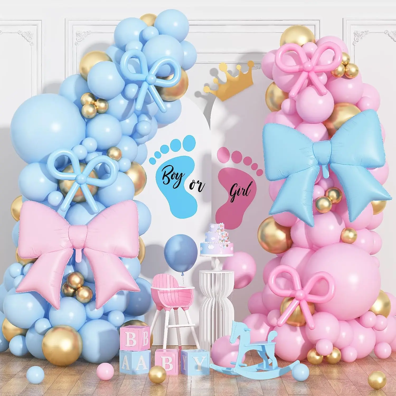 Gender Reveal Balloon Garland Kits