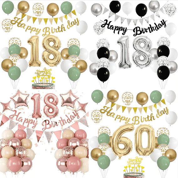 Happy birthday balloons