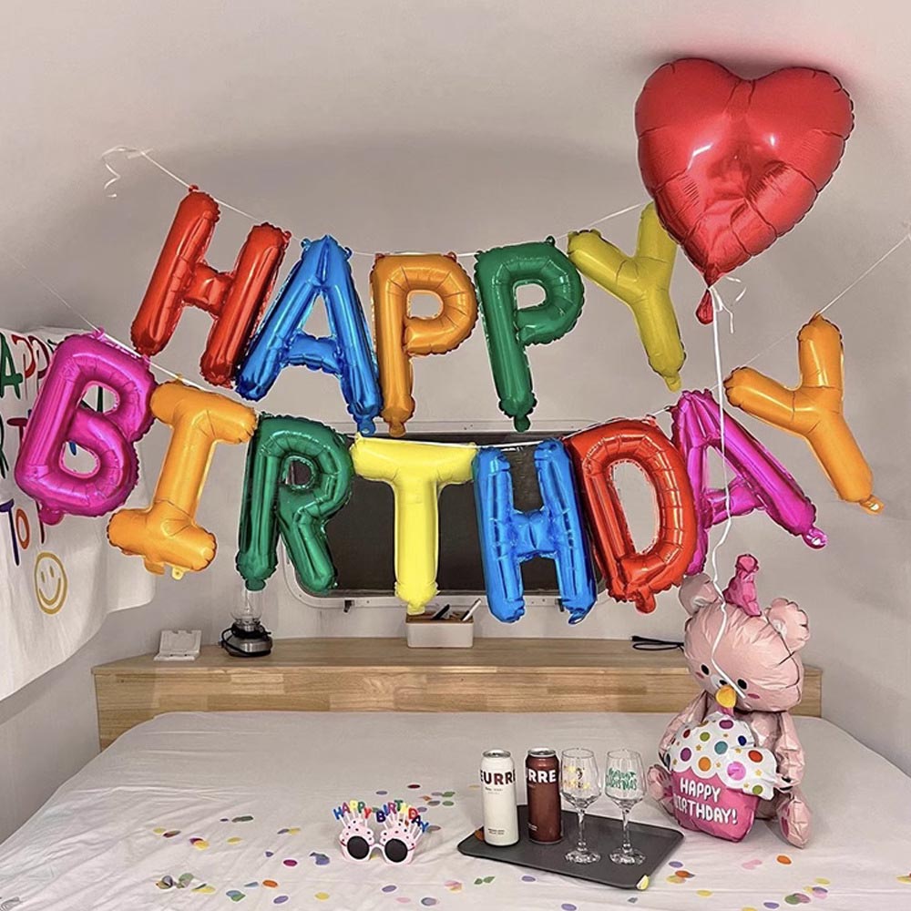 Happy Birthday party balloons