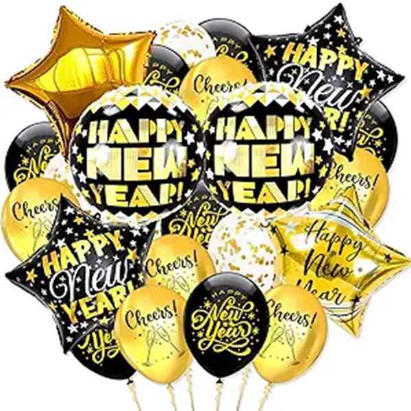 Happy New year Party Balloons