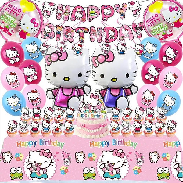 Hello Kitty themed foil balloon