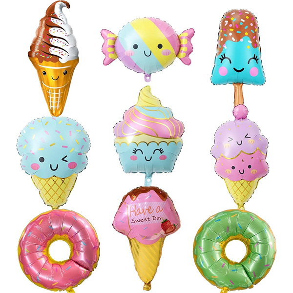 Ice cream foil balloon