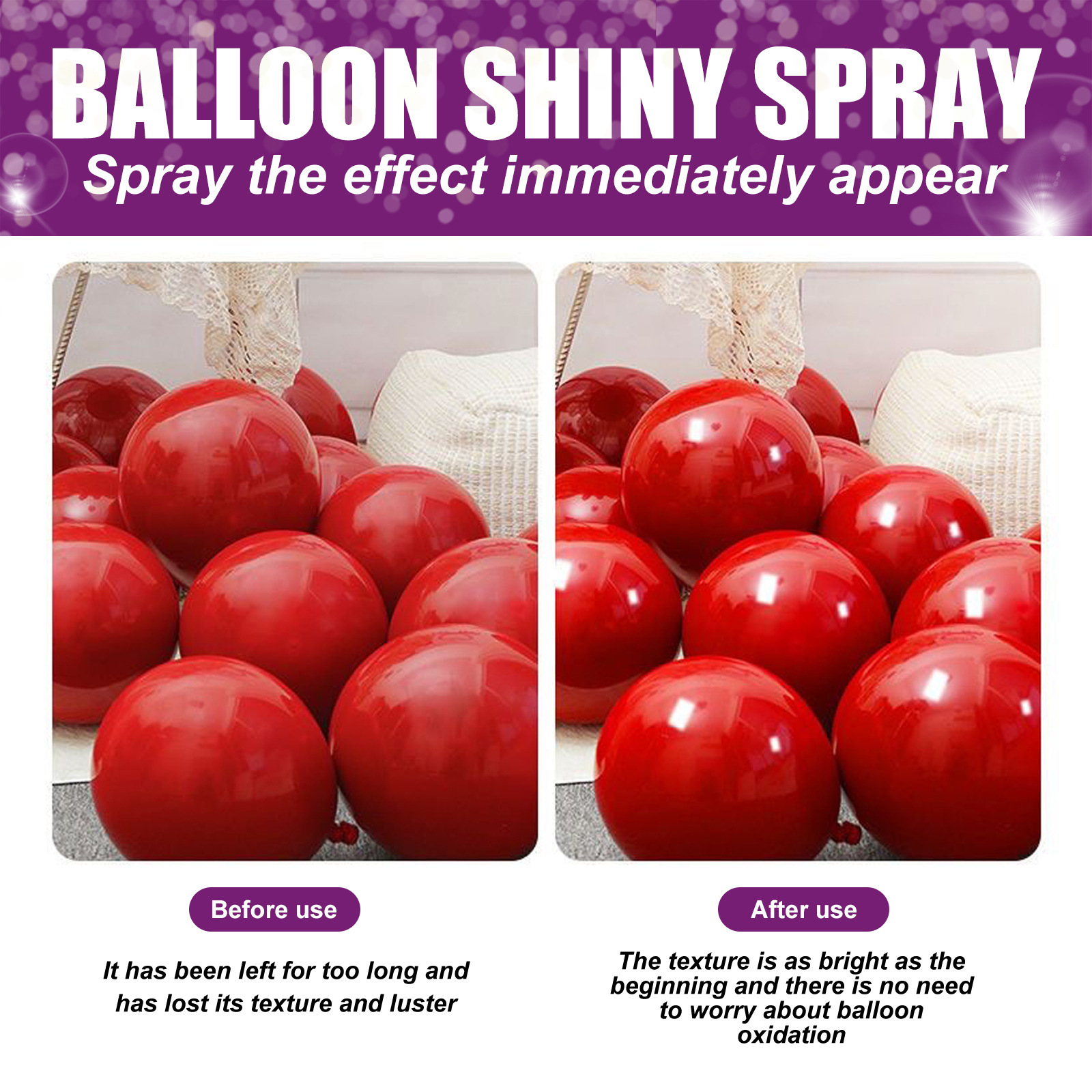 latex Balloon Shine Spray