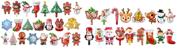 Christmas foil balloons Christmas foil balloons