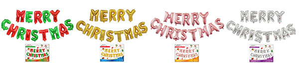 MERRY CHRISTMAS letter foil balloon MERRY CHRISTMAS letter foil balloon