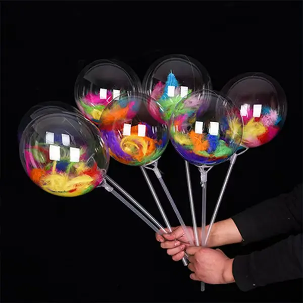 Led Bobo Balloon with Feather Filling
