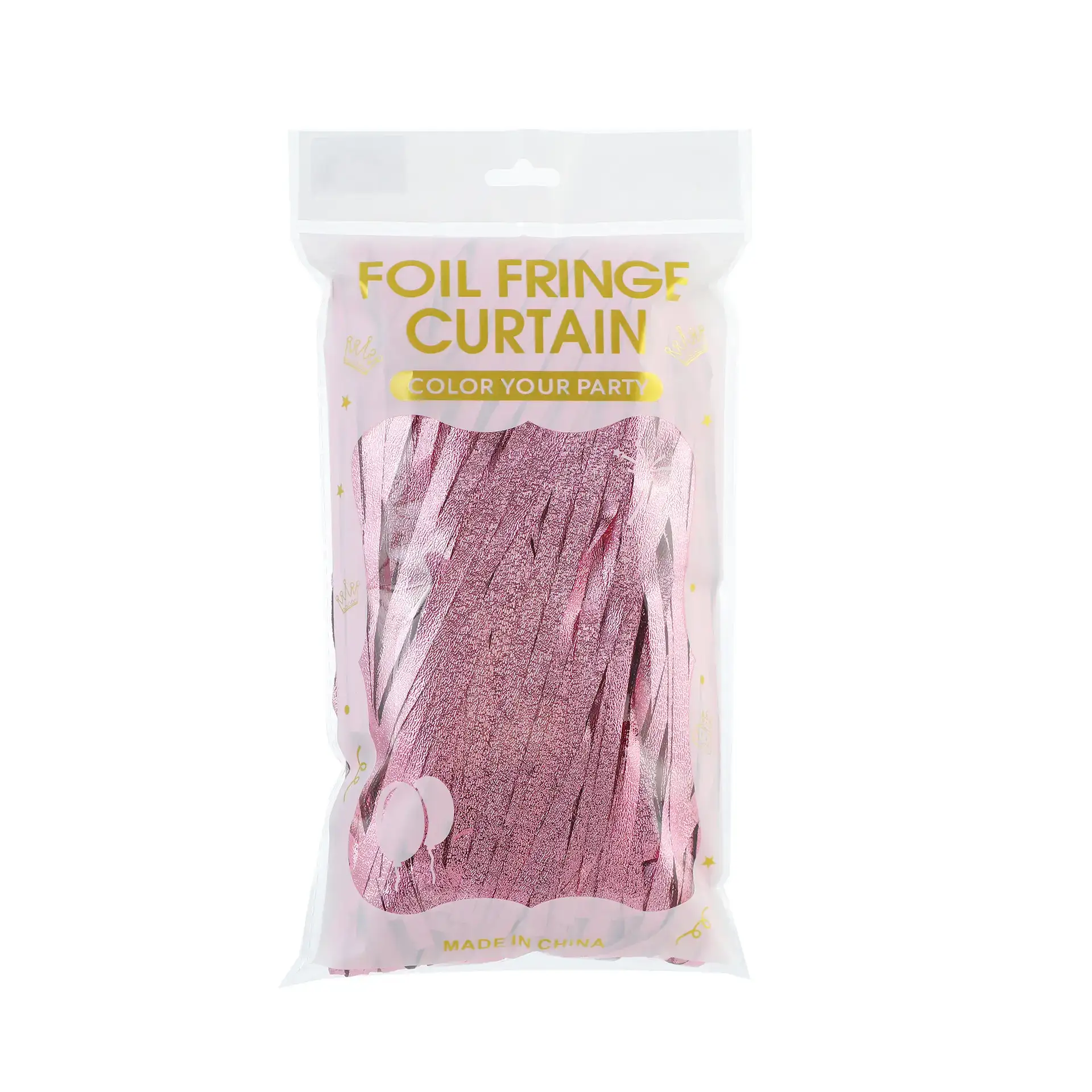 Frosted Foil Fringe Curtains