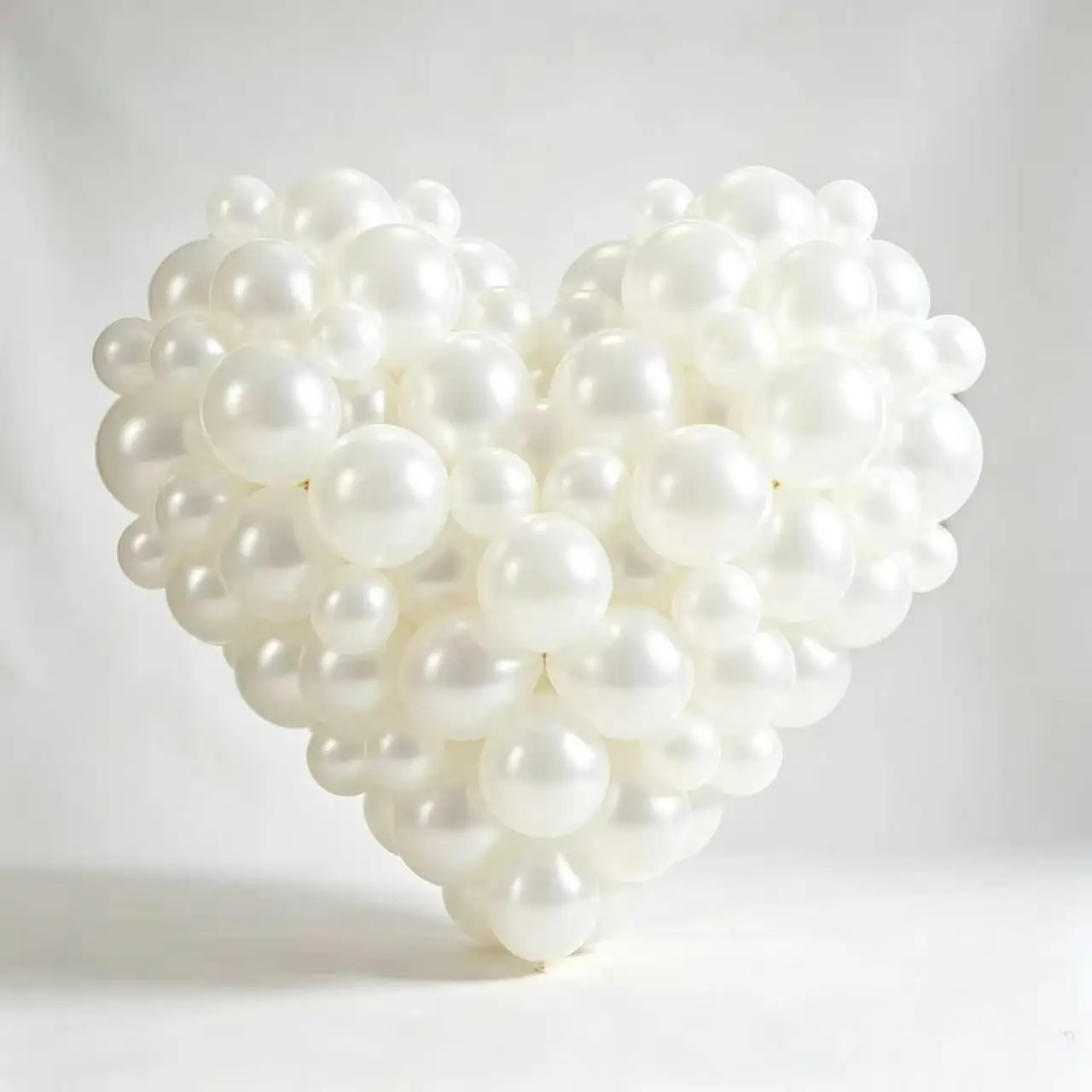 Pearl White Balloons