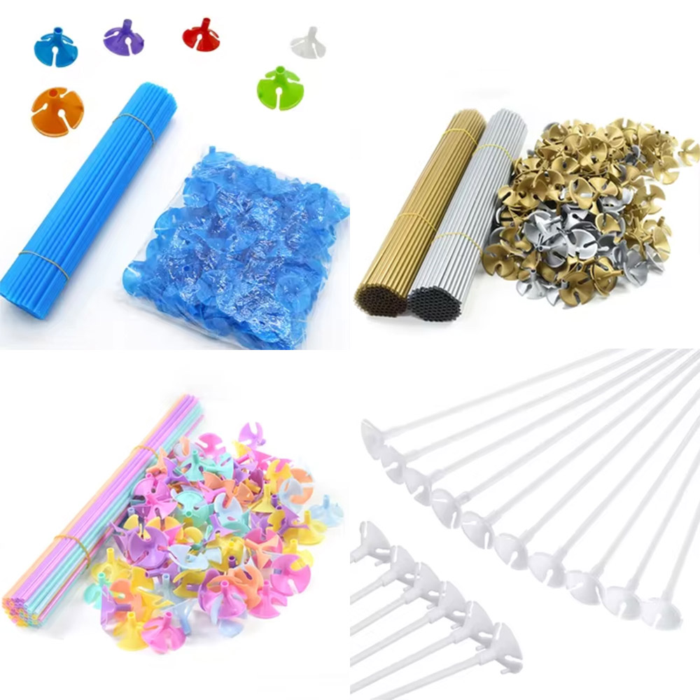 Plastic balloon sticks