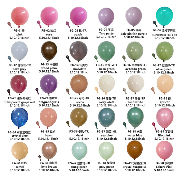 latex balloons wholesale