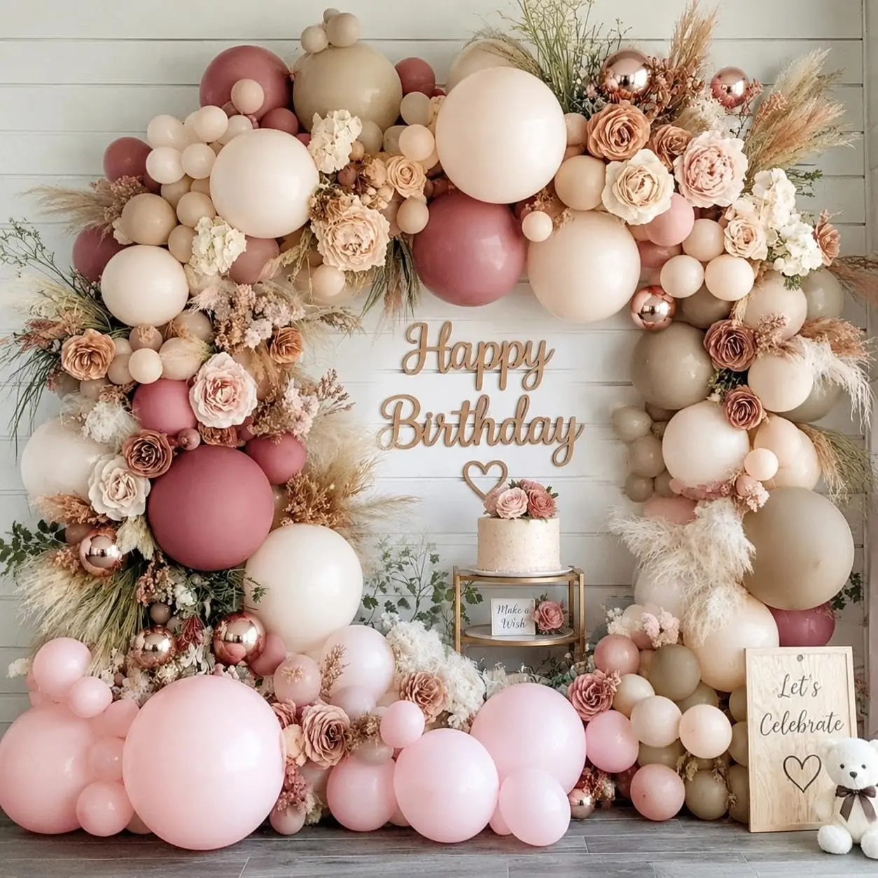 Vintage Balloon Arch Kit