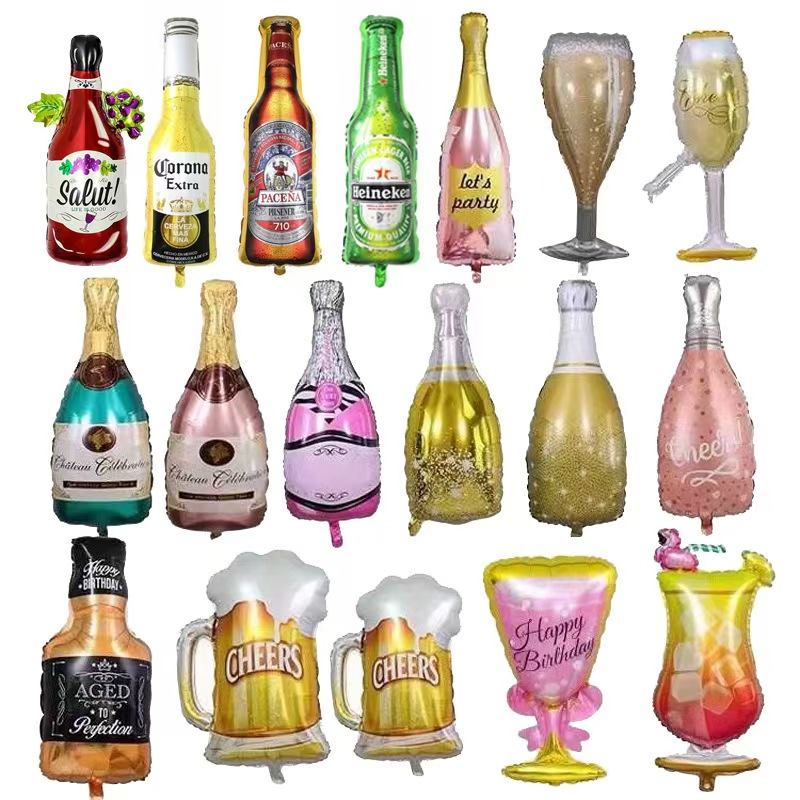 Wine Bottle Foil Balloons