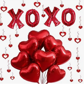 XOXO foil balloons